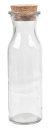 Glasflasche mit Korkverschluss 350 ml, H 20 x Ø 6 cm